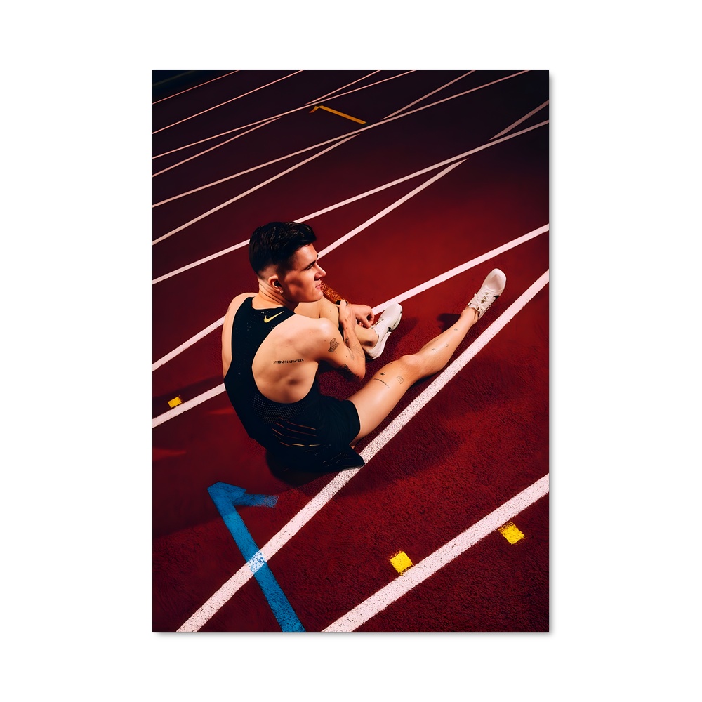 Poster Jakob de ingebrigtsen – affiche Athlétisme